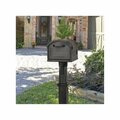 Bbq Innovations Plastic Grand Haven Mailbox & Post Cover Combo Black - Extra Large BB3847580